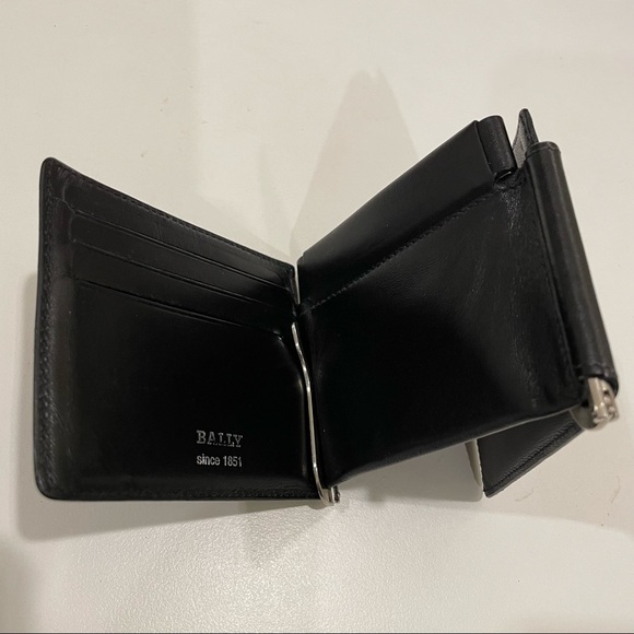 BALLY 3-Fold Money Clip Wallet - Picture 2 of 3